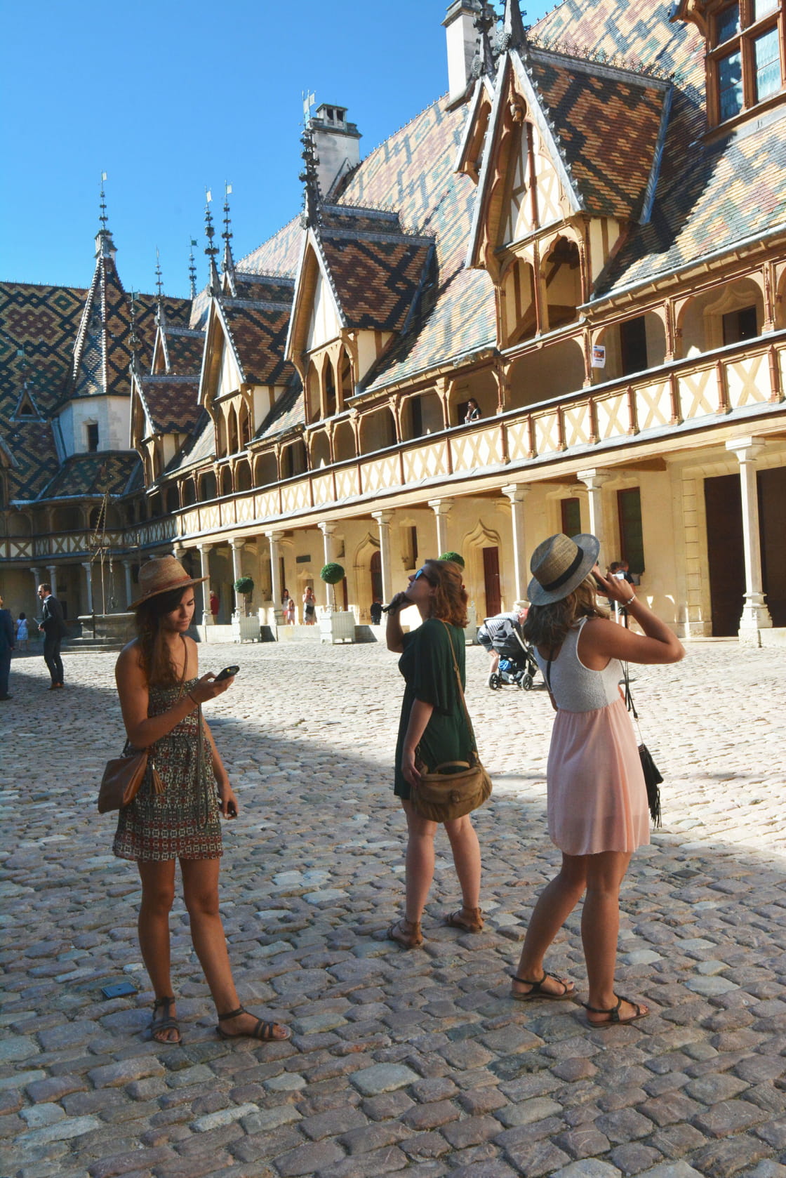 Cour intérieure des Hospices de Beaune