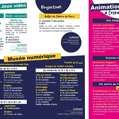 Programmation de l'espace Carnot