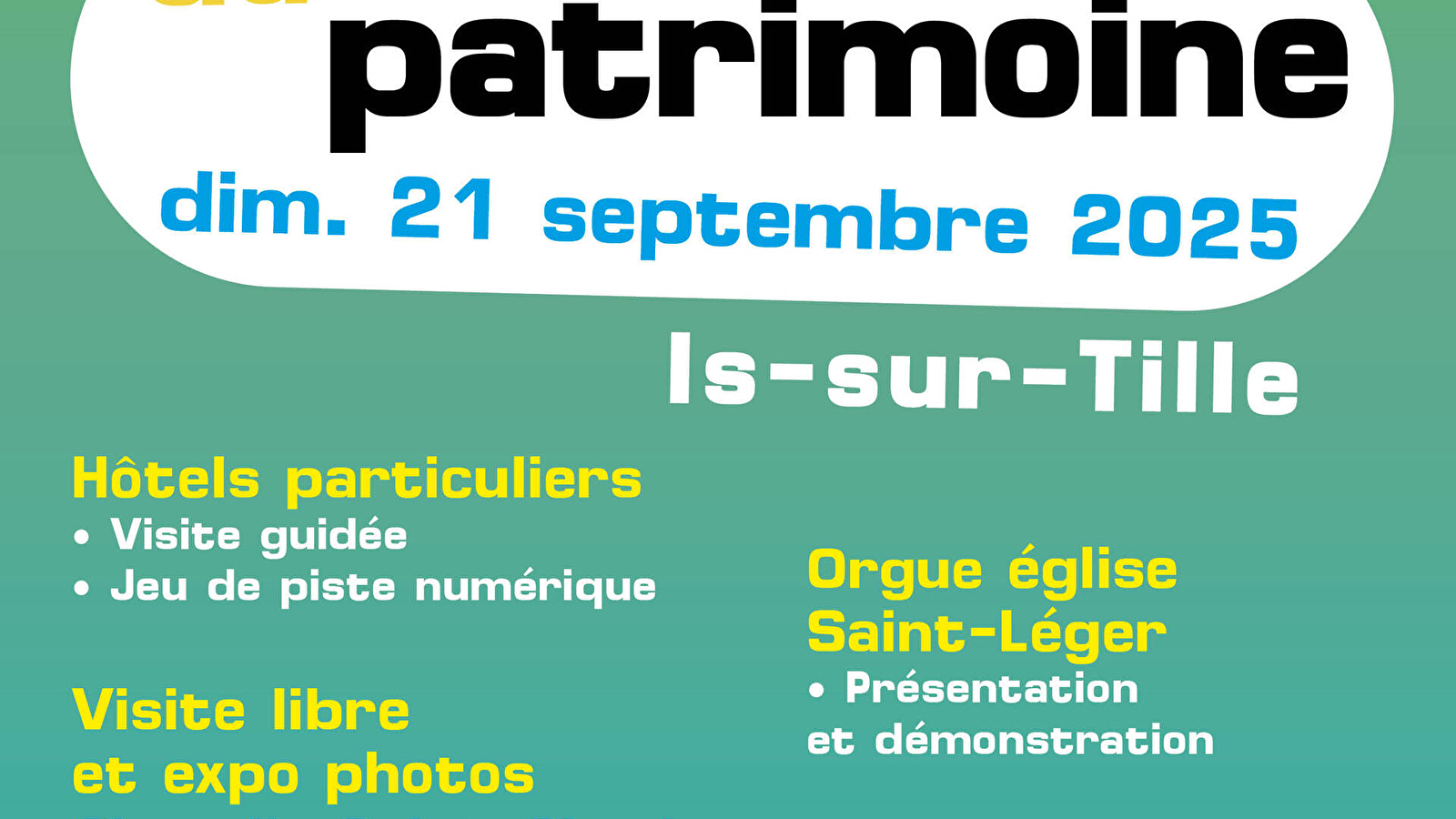 Journée du patrimoine