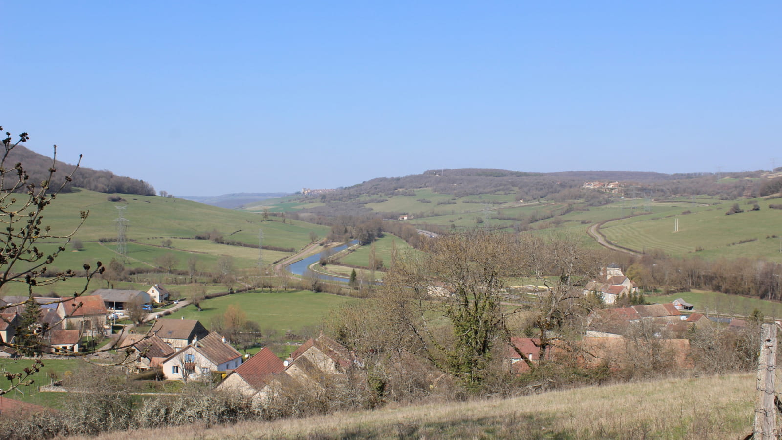 Point de vue sur les hauteurs de Crugey