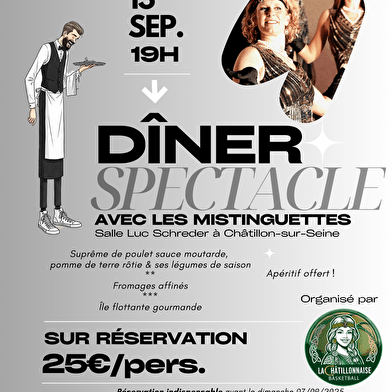 Dîner-spectacle avec Les Mistinguettes