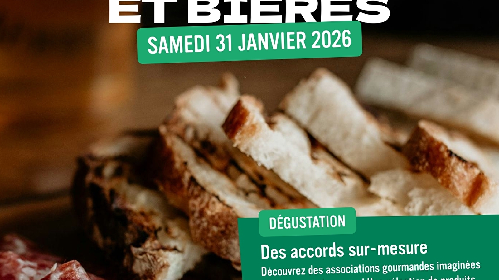 Soirée dégustation accords mets et bières