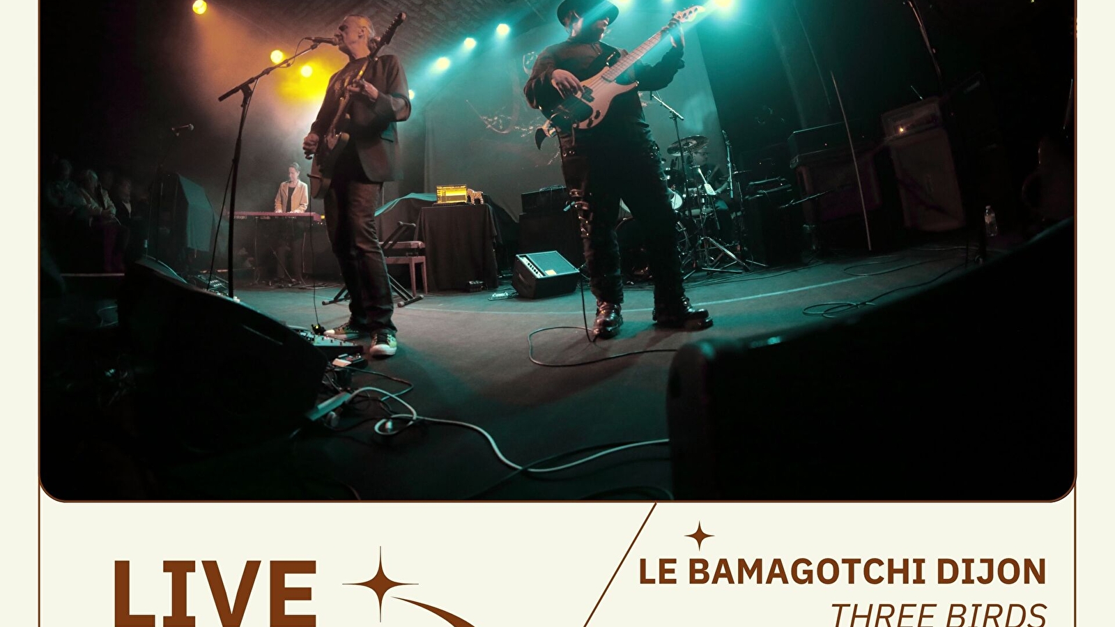 Three Birds Whisper Live au Bamagotchi