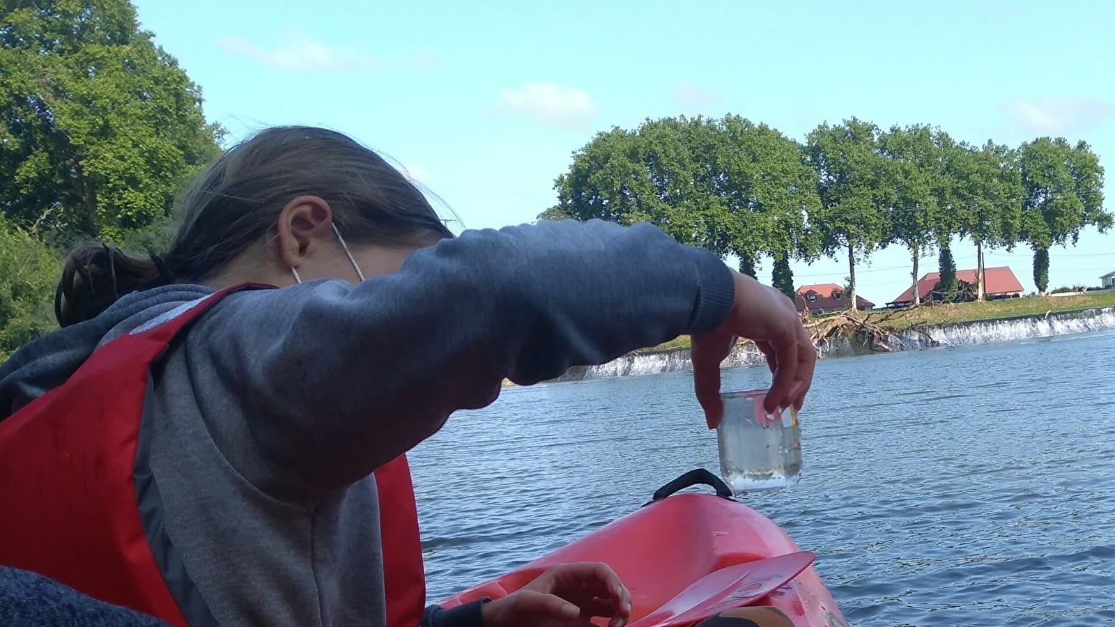 Sortie accompagnée en canoës sur la Saône 