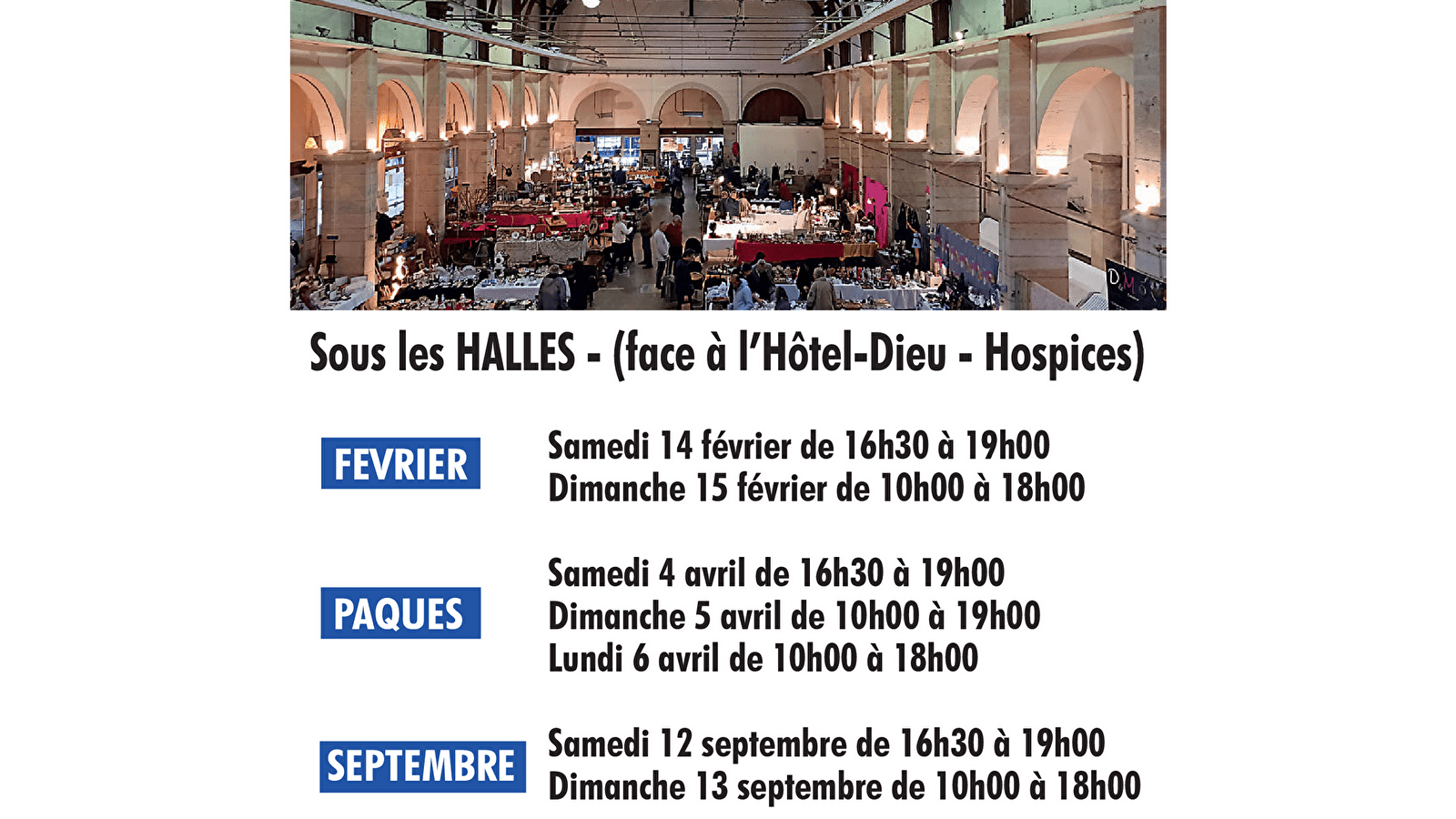 ANTIQUITÉS - BROCANTE DES HALLES DE BEAUNE