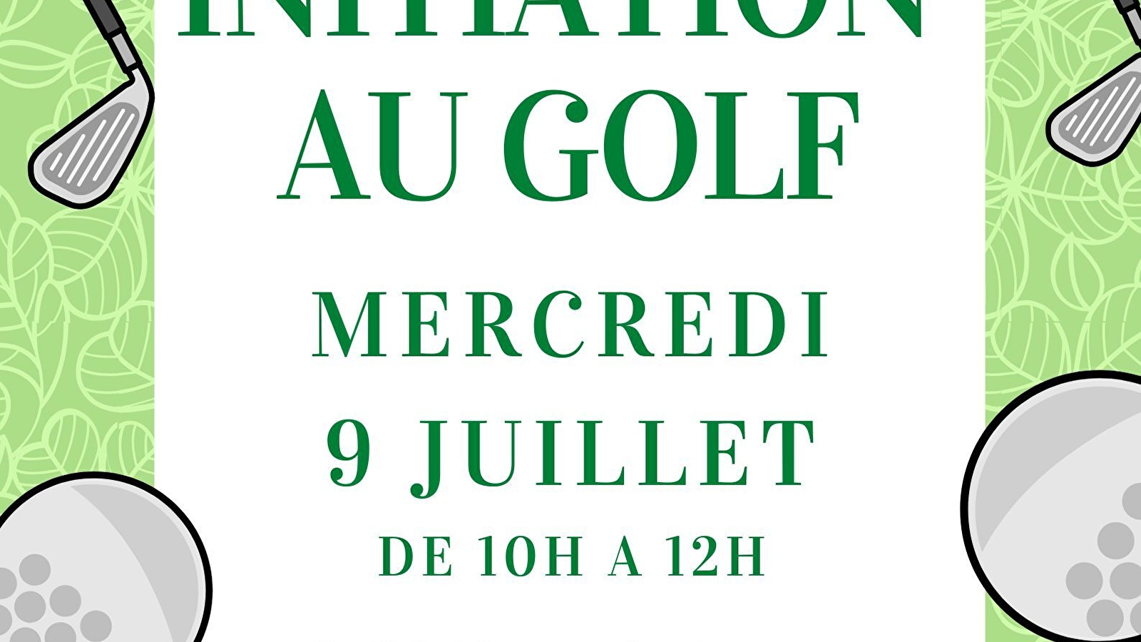 Initiation au golf