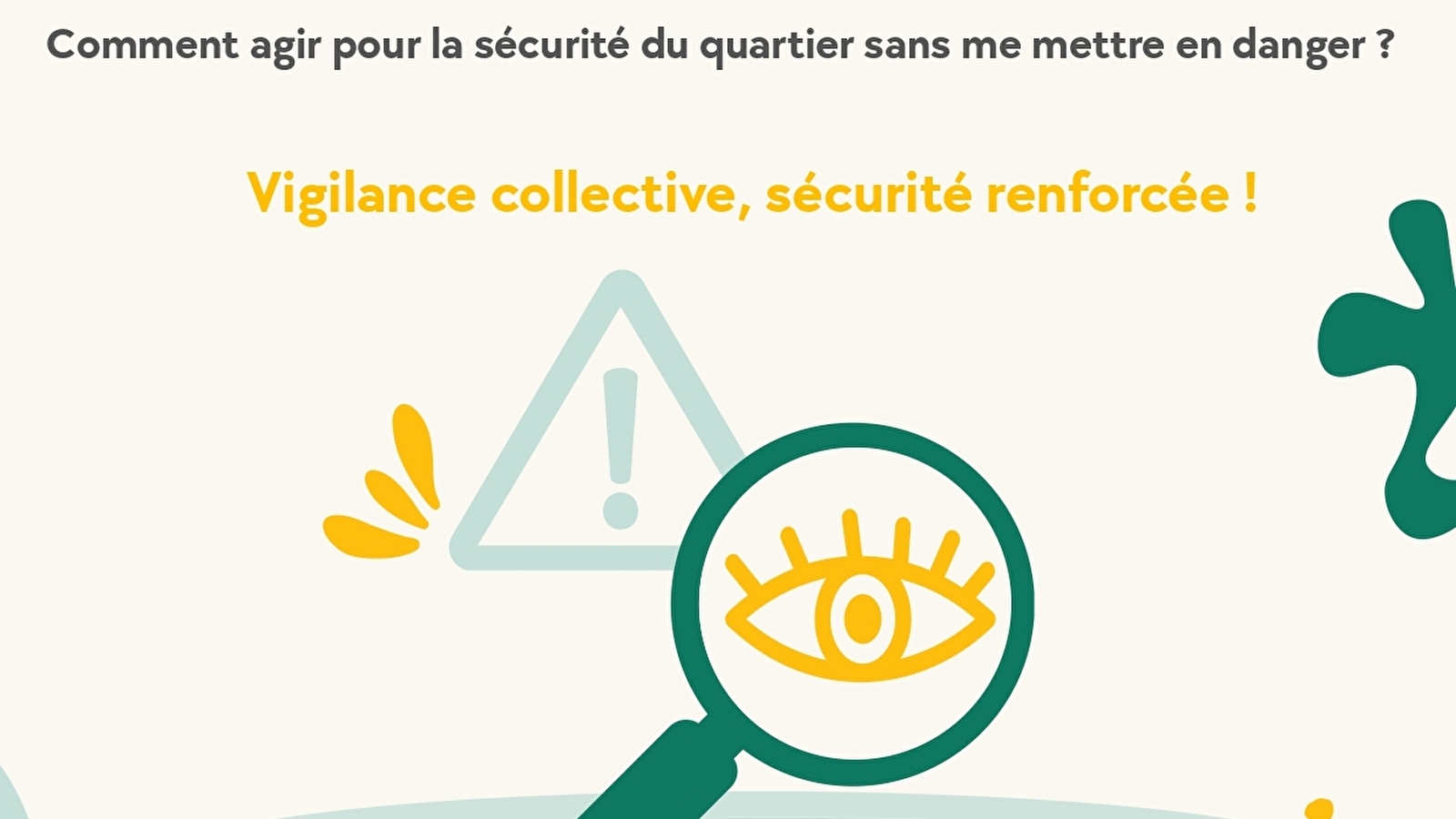 Atelier 'Voisins vigilants : qu'est ce que c'est ?'