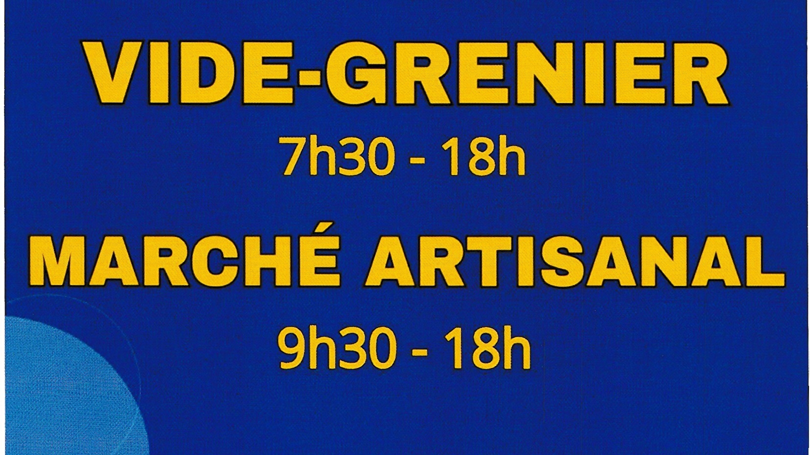 Vide-greniers et marché artisanal- La Bussière sur Ouche