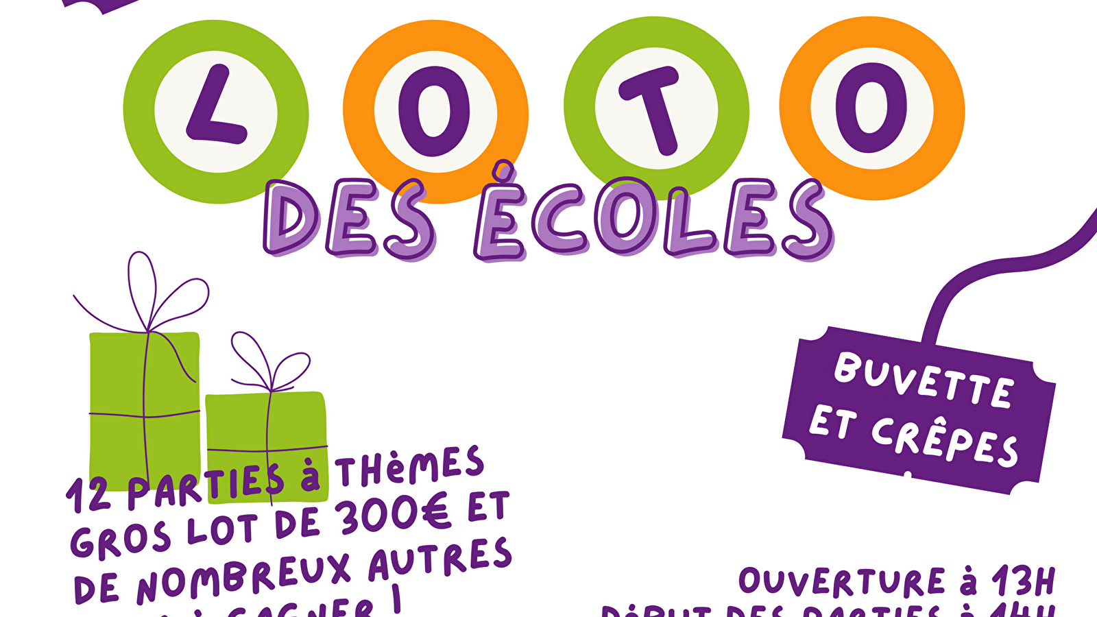 Loto des Ecoles Gemeaux Pichanges Spoy