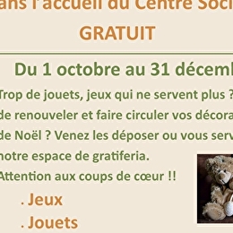 Gratiferia - Echange de Jeux, Jouets, décoration de Noël - SAULIEU