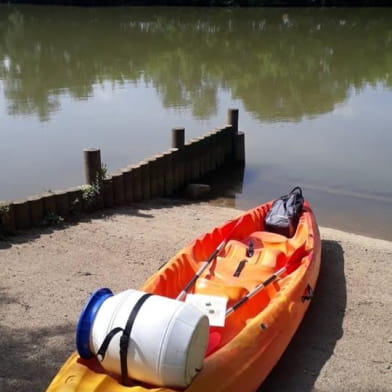 Sortie accompagnée en canoës sur la Saône 