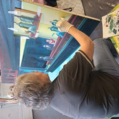 Exposition des élèves de l'atelier de peinture animé par Bruno Clognier