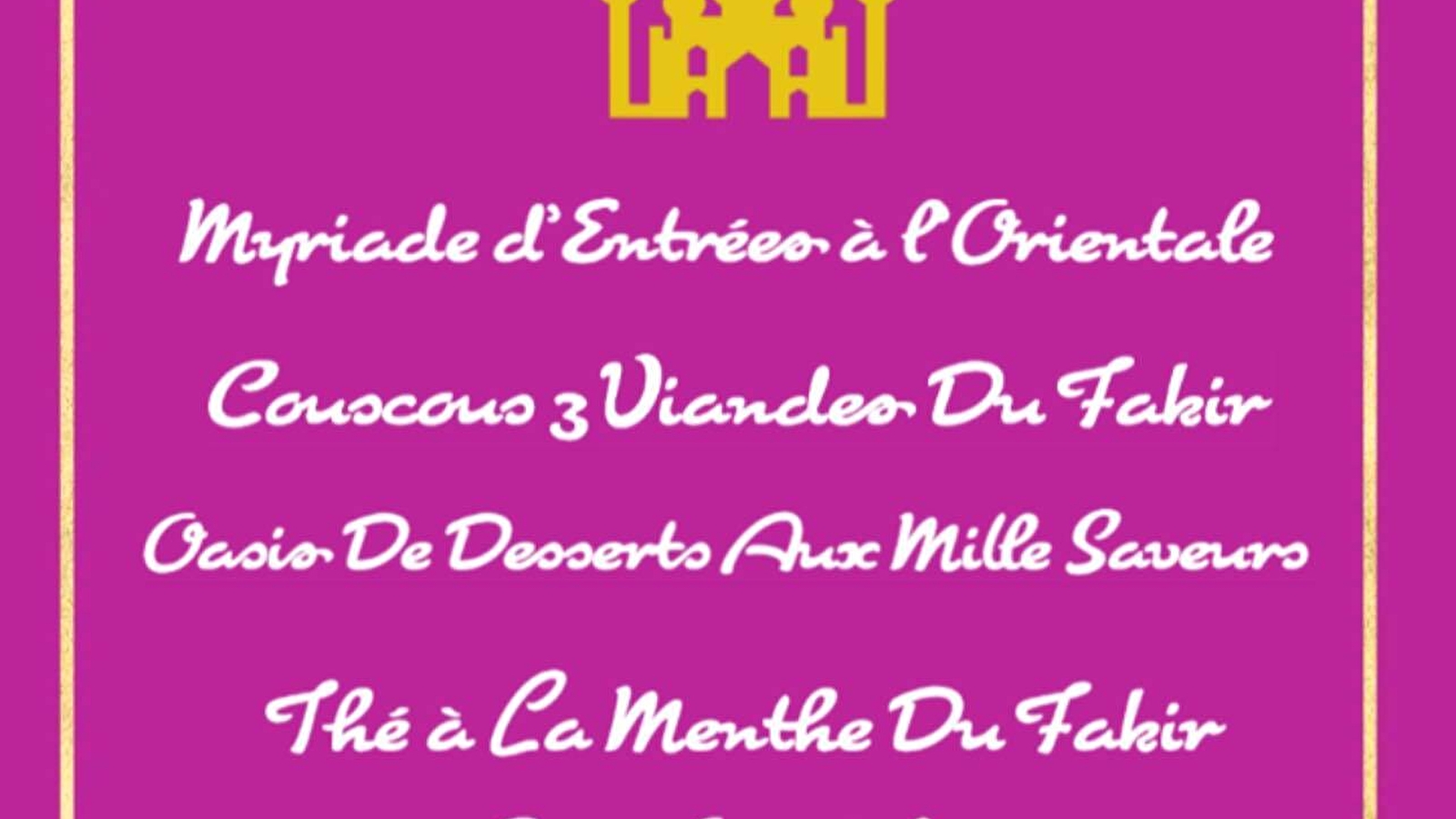 Soirée Mille & Une Nuits