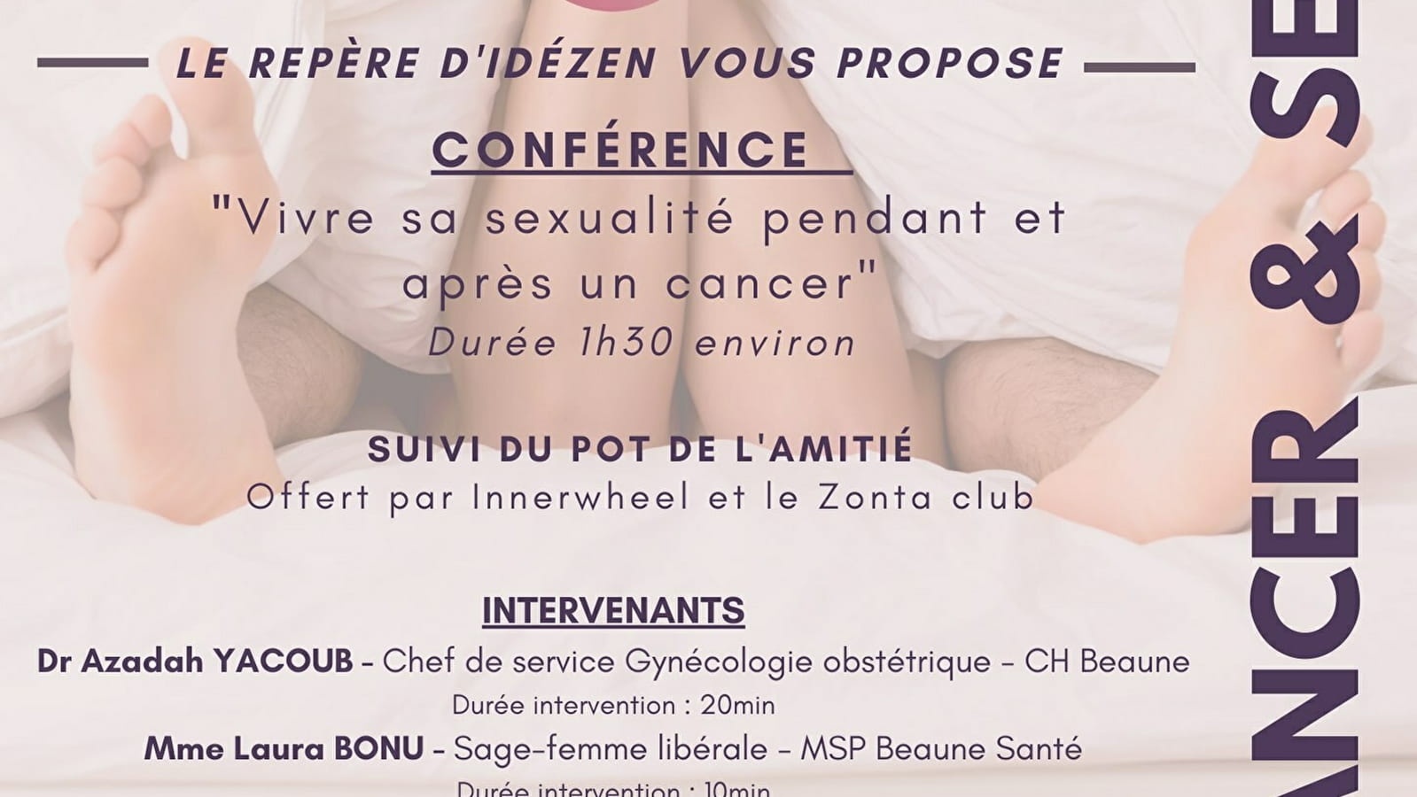 Conférence Cancer et Sexualité