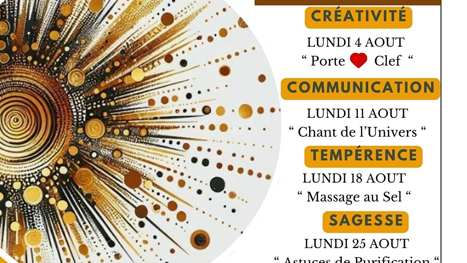 'Les Lundis de l’Éveil'