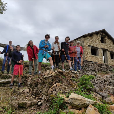 En pleine nature - marche nordique