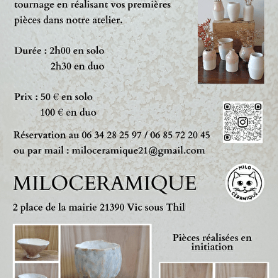 Milocéramique - Ateliers et cours
