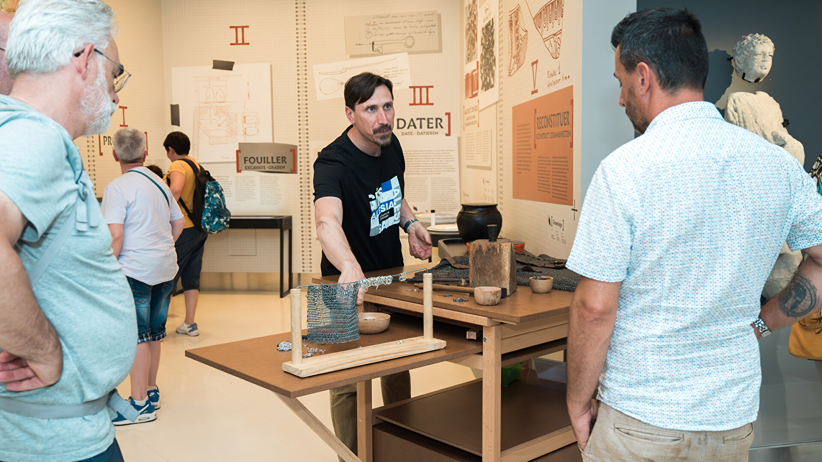 Démonstration des techniques et savoir-faire de l'Antiquité