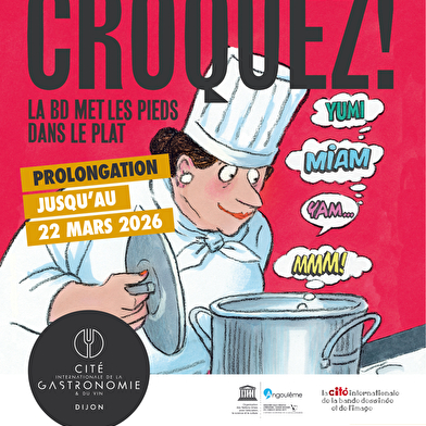 Exposition : Croquez ! La BD met les pieds dans le plat