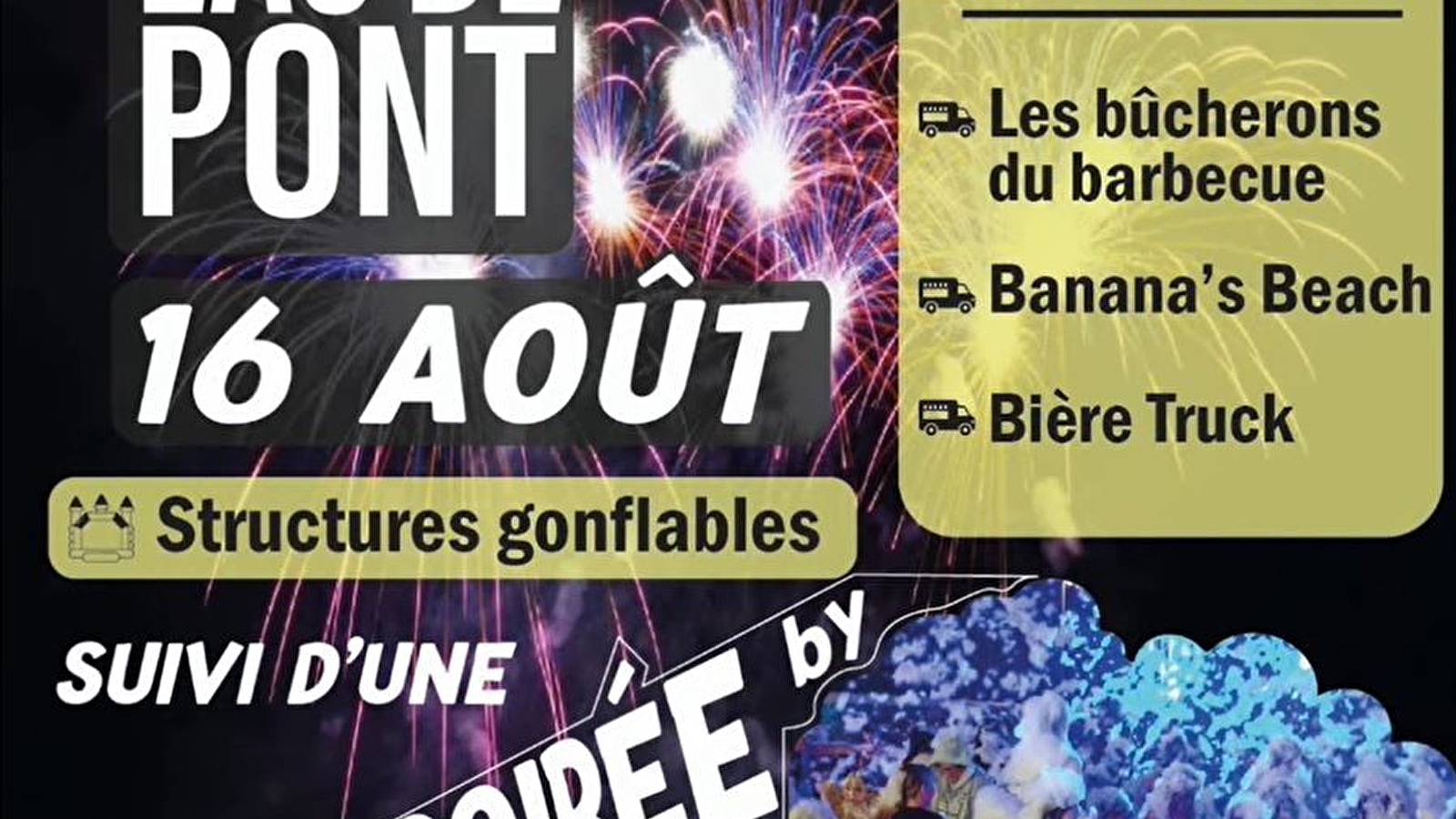 Fête du lac - Feu d'artifice