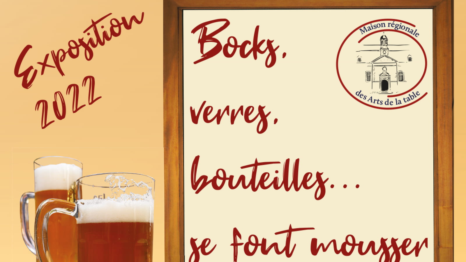à la Maison régionale Bocks, verres, bouteilles... se font mousser