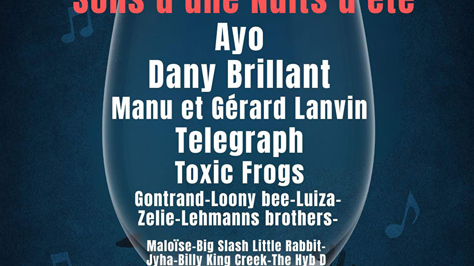 Festival « Sons d’une Nuits d’été »