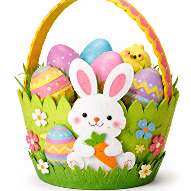 Atelier créatif ENFANT - Panier de Pâques en feutrine