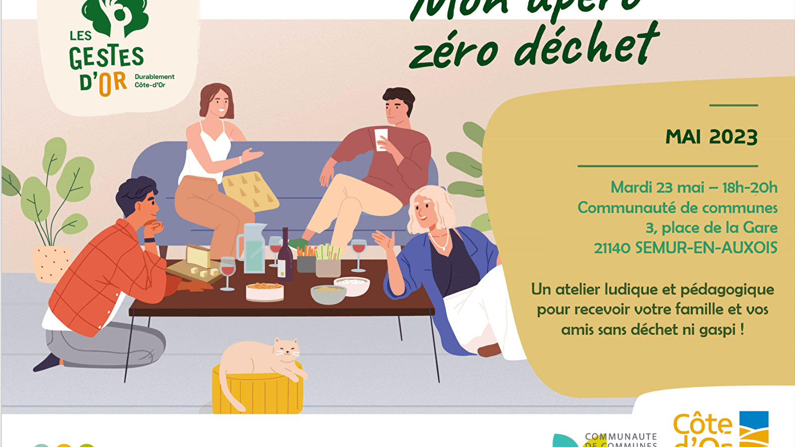 Atelier Mon Apéro Zéro Déchet