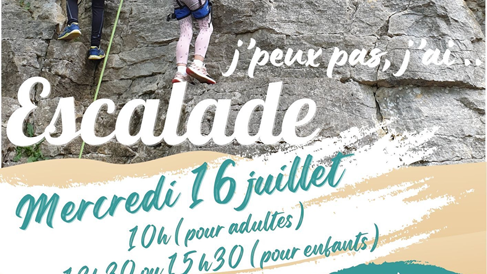 Initiation à l'escalade