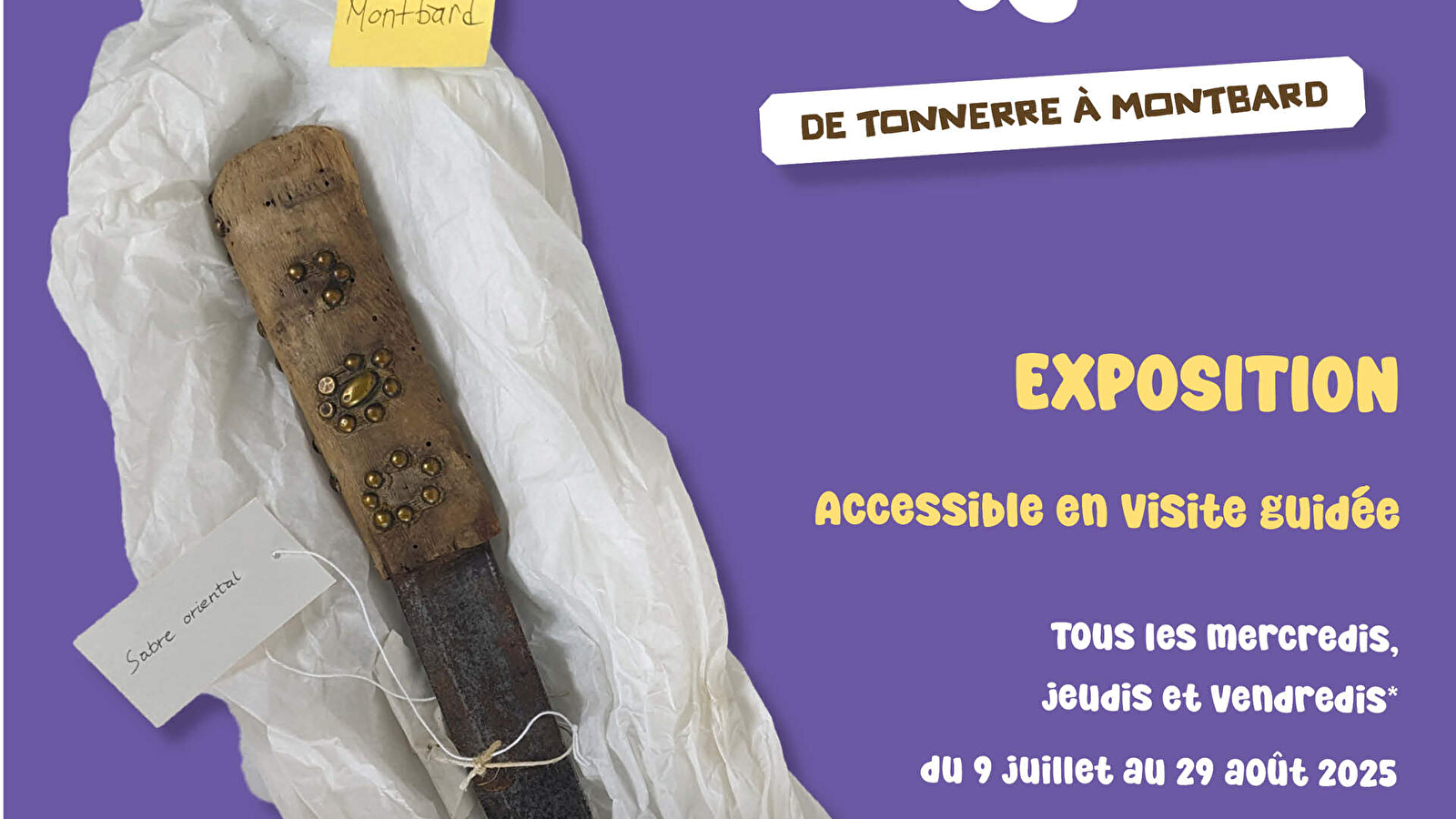 Visite guidée - exposition 'Itinéraires d'objet - de Tonnerre à Montbard'
