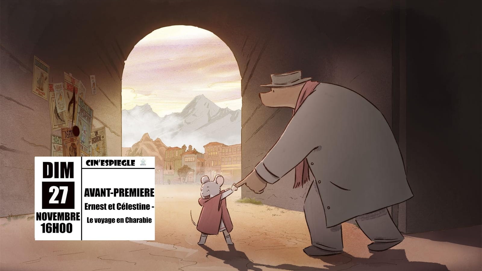 Cin'espiègle - Avant-première : Ernest et Célestine - Le voyage en Charabie