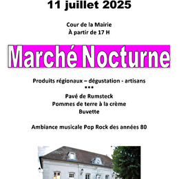 Marché nocturne - MONT-SAINT-JEAN
