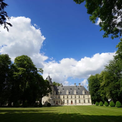 Le parc du château de Montigny-sur-Aube