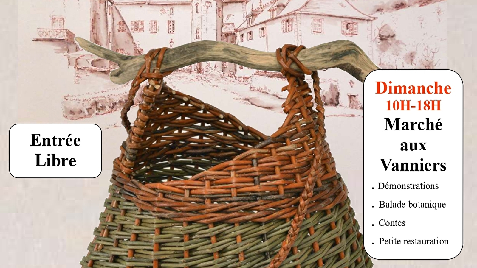 Marché aux vanniers 'Vannerie au château'