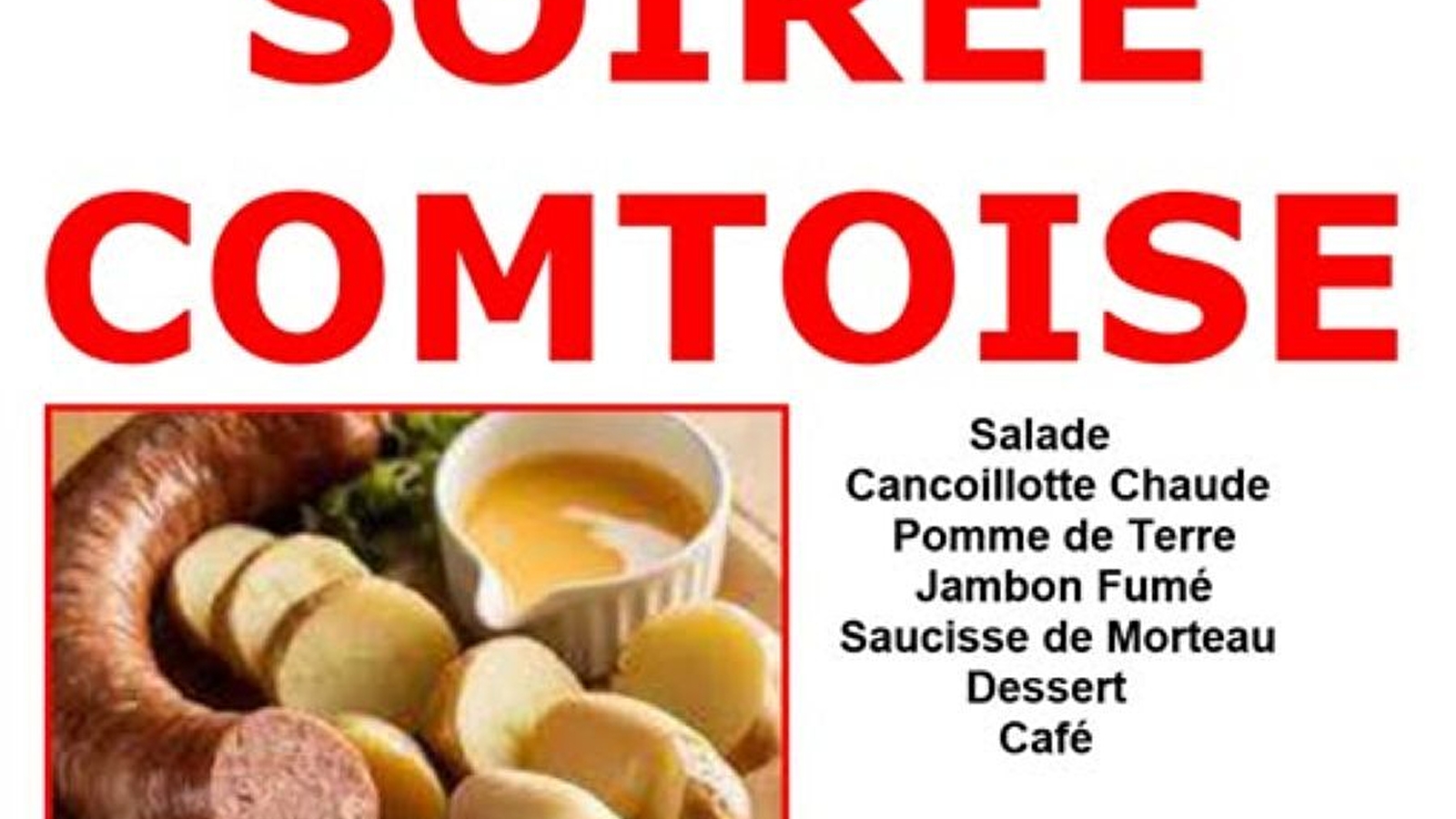 Soirée comtoise- Bligny sur Ouche