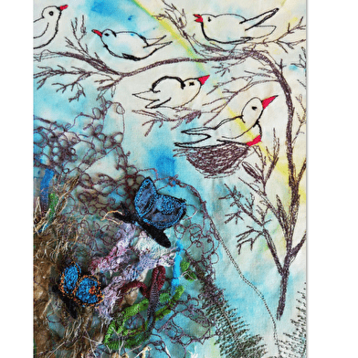 Exposition de patchwork : Marguerite Lamboley