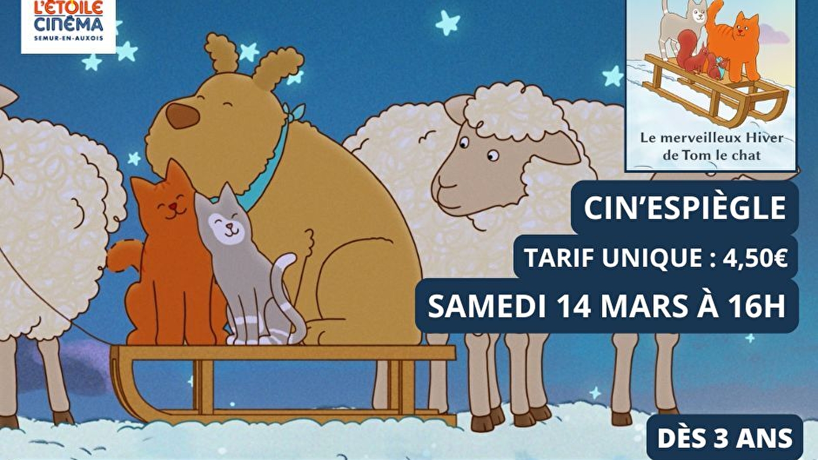 Cin'Espiègle / Le merveilleux Hiver de Tom le Chat