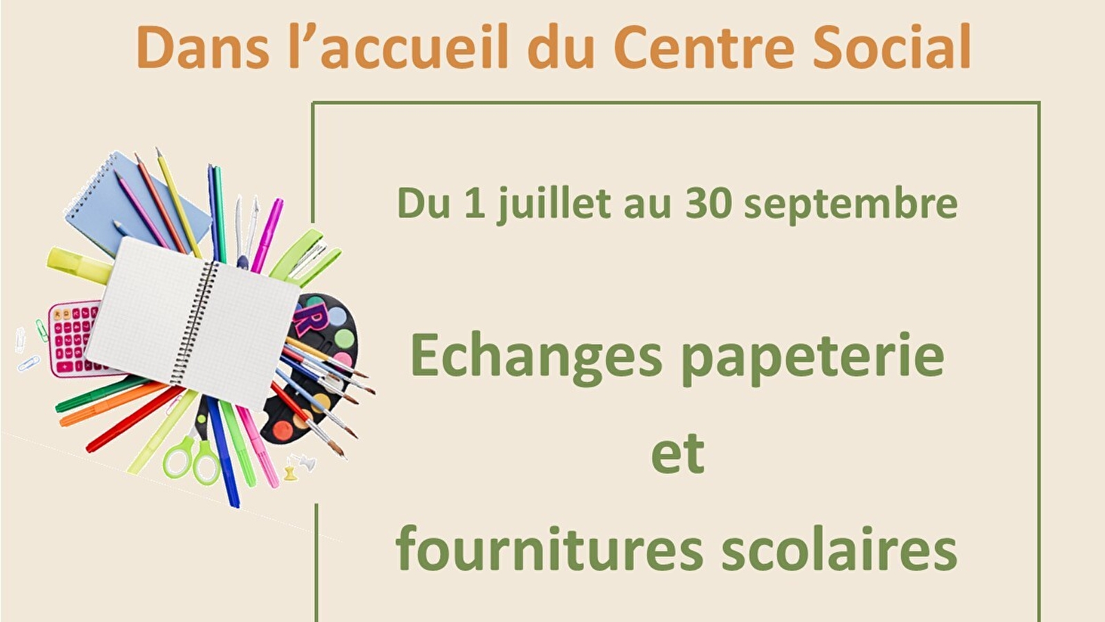Gratiferia - Echange de papeteries et matériels scolaires