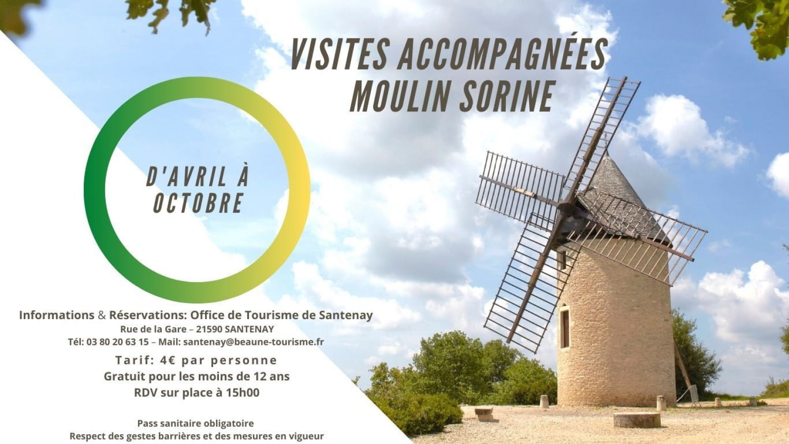 Visite guidée du Moulin Sorine