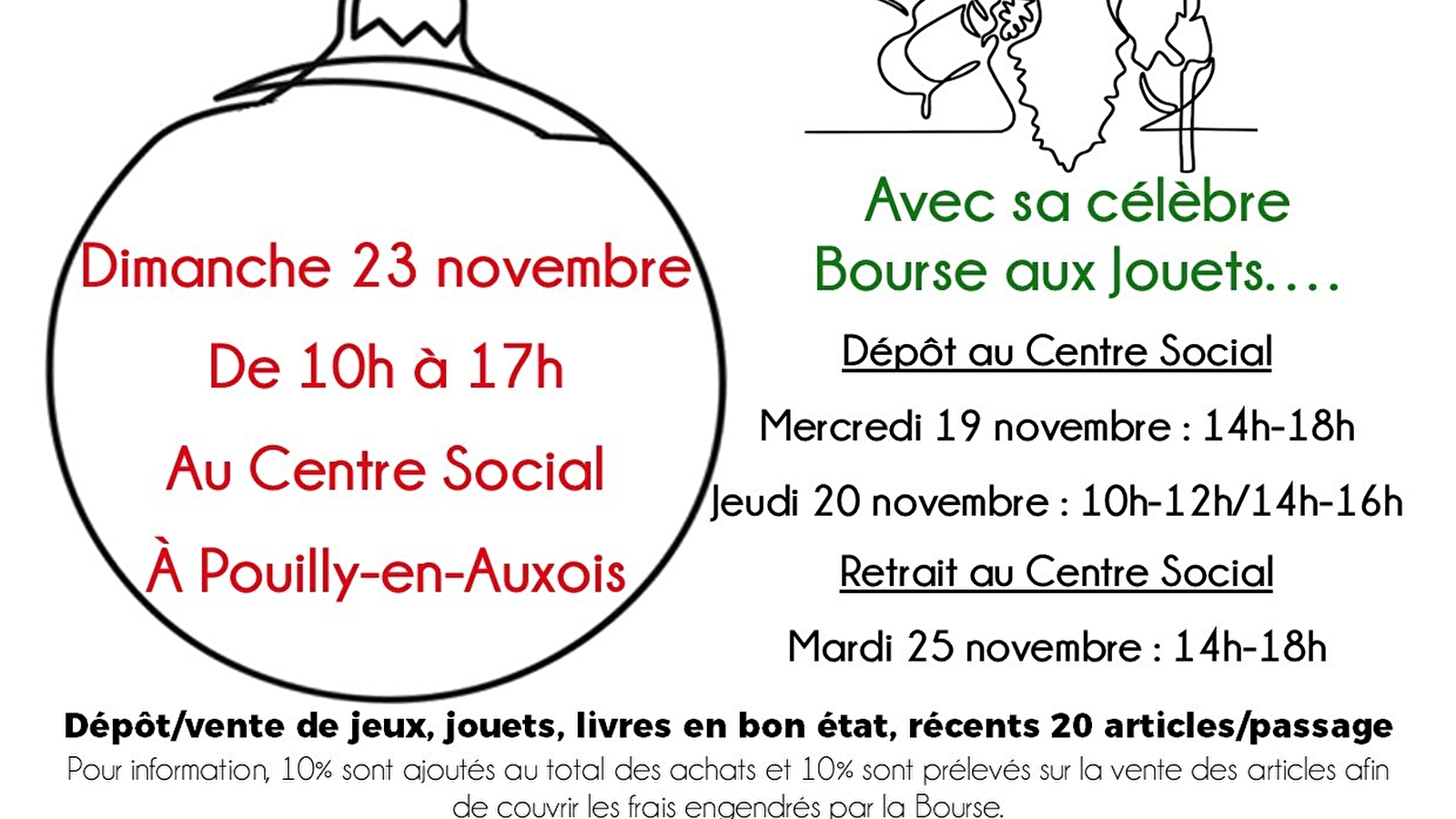Marché de Noël et Bourse aux jouets Pouilly-en-Auxois
