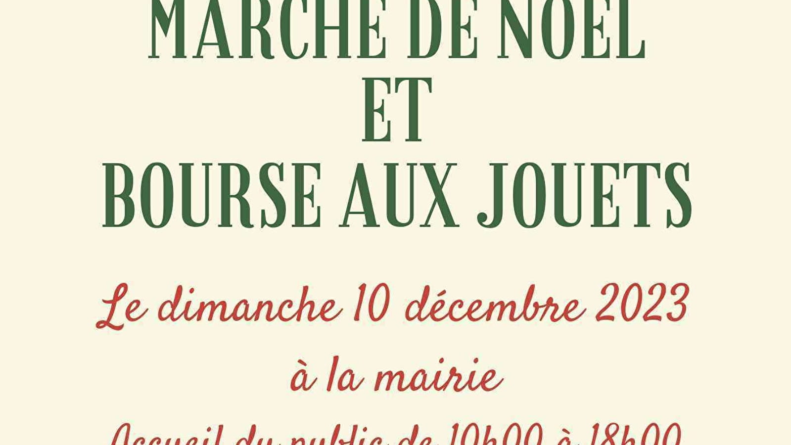Marché de Noël