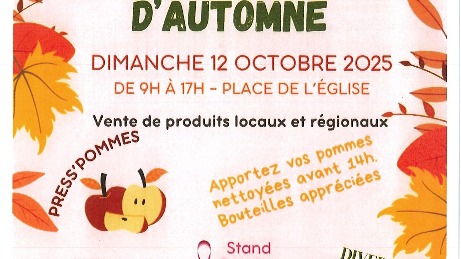 Le Grand Marché d'Automne de Saint-Andeux