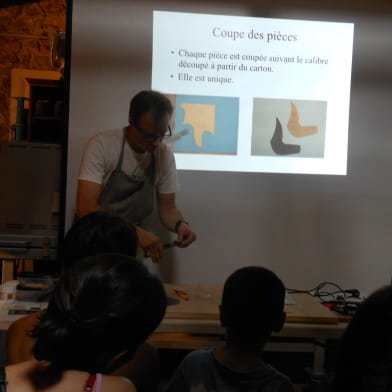 Visites de l'atelier de Sébastien Dugué, maître verrier