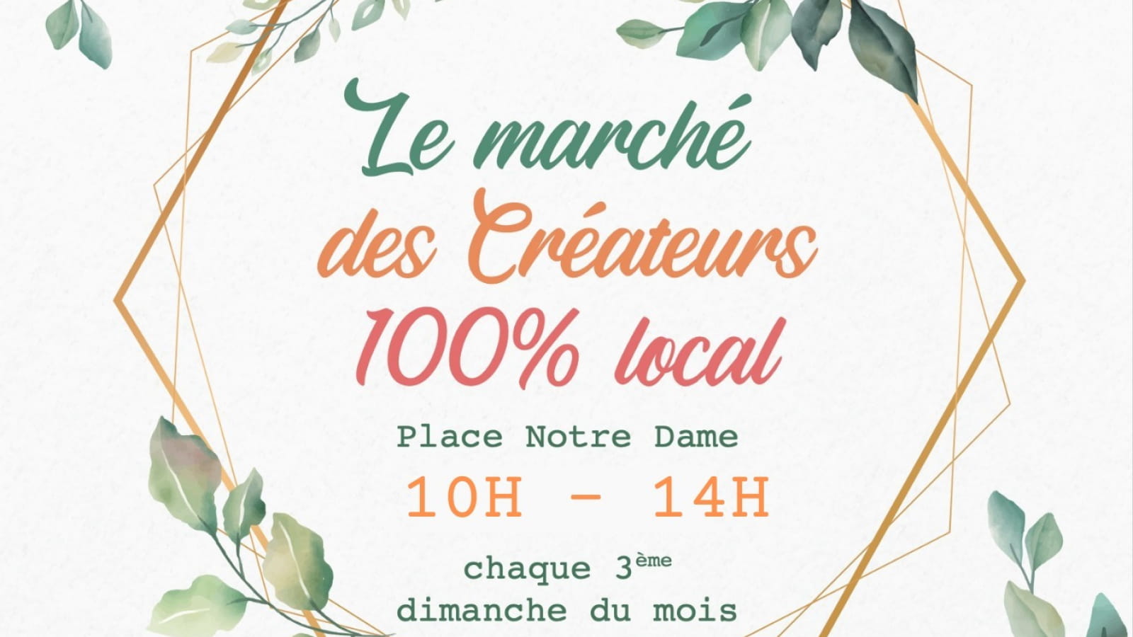 Marché des créateurs 100% local