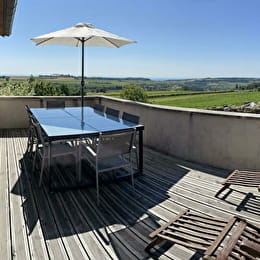 Le Cocon et le panorama des Hautes-Côtes - FUSSEY