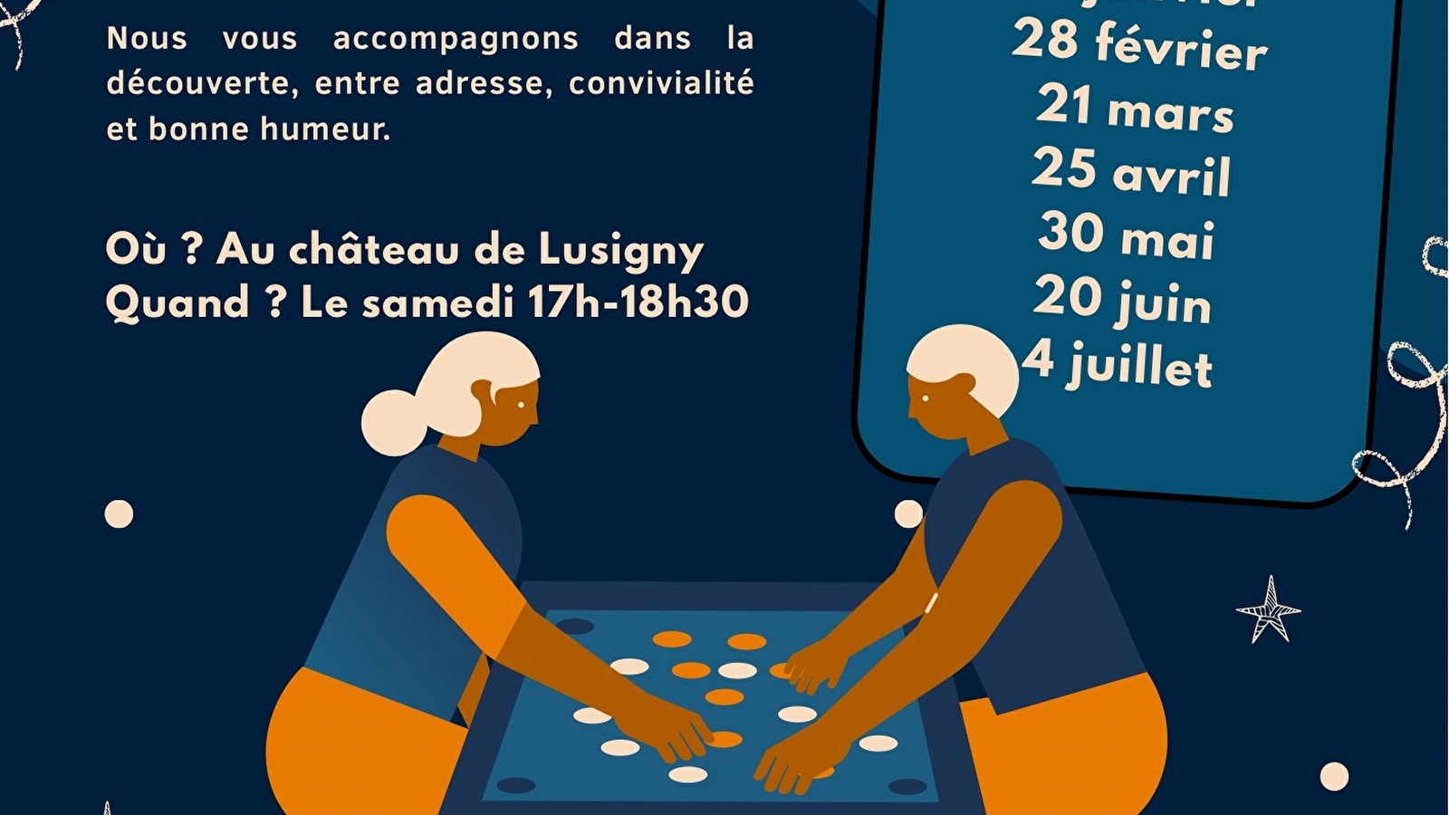 Jouons au carrom- Lusigny sur Ouche