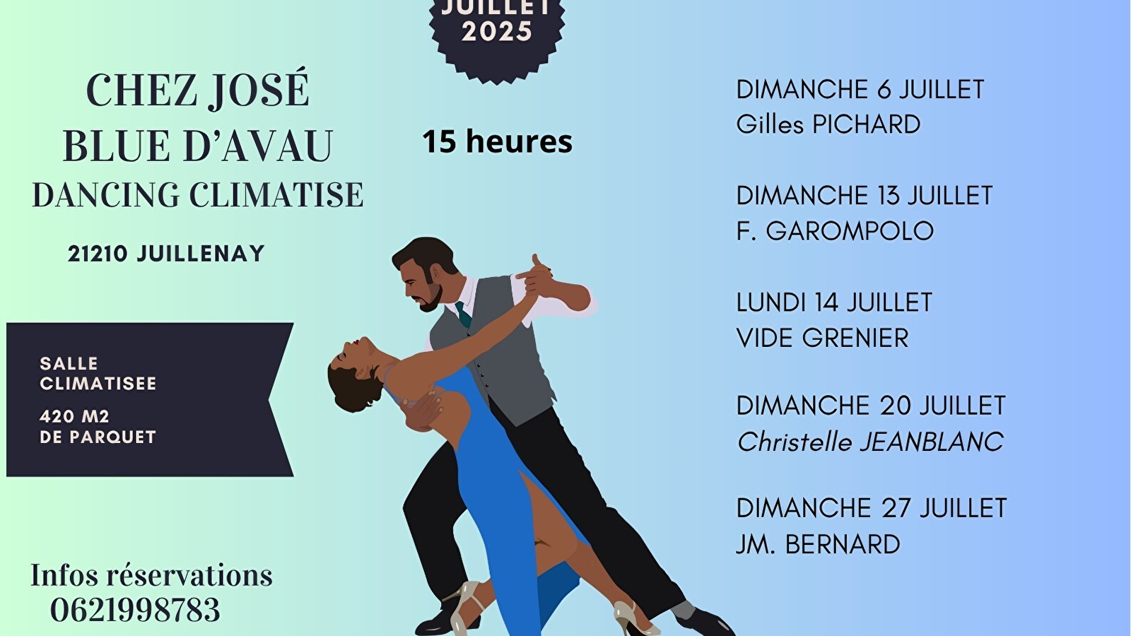 Bal avec l'accordéoniste Christelle JEANBLANC - Dancing Climatisé