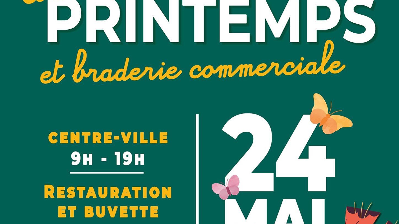 Foire de printemps et braderie commerciale