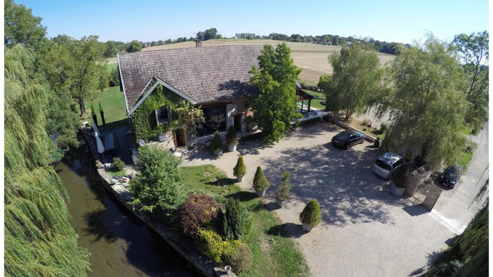 Le Moulin du Coq, côté Rivière