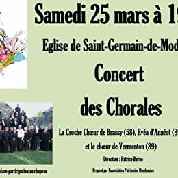 Concert des chorales - SAINT-GERMAIN-DE-MODEON